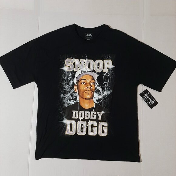 Snoop Doggy Dogg shirt Large by Dogg Supply black diamond oversize graphic NWT - Picture 8 of 8